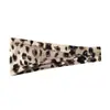 Faixas de Cabeça Esportivas Europeias e Americanas, Lenços de Cabeça Dobráveis com Estampa de Leopardo, Faixas de Cabelo Esportivas Transfronteiriças Absorventes de Suor Antiderrapantes, Faixas de Cabeça Fitness Amazon