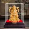 Adornos de Terciopelo Dorado Arena Dios de la Riqueza para Atraer Riqueza Estatuas de Buda Adornos Chapados en Oro Dorado Abierto Chapado en Oro para Atraer Riqueza Estatuas de Buda de Templo para Adoración