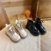Botas Martin Lisas para Niños Mayores, Nuevo Diseño Estilo Vintage Otoño/Invierno 2026 con Cremallera Lateral, Botines para Niñas