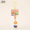 Pingente Criativo de Poodle Desenho Animado Cachorrinho Fofo Chaveiro Pingente de Bolsa para Casal Exquisito Leve Luxo Pequeno Presente
