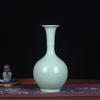 Cerámica de Jingdezhen esmalte de color blanco craquelado jarrón moderno artesanías moda muebles para el hogar