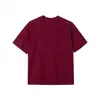Marca Casual Moderna 230g Algodão Puro Manga Curta Verão Solta Camiseta Masculina Moderna Oversize Manga de Cinco Pontos Camada Base