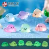 Micro-paisaje vida marina luminosa animales pequeños cangrejos langostinos cangrejos ermitaños adornos decorativos DIY