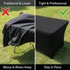 Conjunto de Mesa Elástico Transfronteiriço Conjunto para Bar de Coquetéis Toalha de Mesa Elástica Cobertura de Mesa para Reunião de Hotel Banquete Toalha de Mesa para Casamento ao Ar Livre