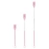 Espátula Cosmética de Silicone Mini Retrátil Haste Estendida Espátula de Silicone Cozinha Assar Colher de Molho Conjunto