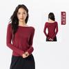 Ningbo Calorie Clothing Co., Ltd. Camiseta Esportiva Macia e Respirável de Modal Top Modelador para Pilates