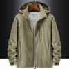 Chaqueta Casual de Otoño e Invierno Chaqueta de Trabajo para Hombre Cortavientos con Forro Polar Gruesa Top Deportivo para Exterior de Secado Rápido Ropa Rústica Personalizada