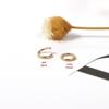 Anel de ouro 14K importado dos EUA anel aberto fechado anel de conexão colar brincos feitos à mão acessórios DIY atacado