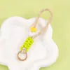 Cordón para Teléfono Anudado Bloque de Color, Cordón Tejido Corto Creativo, Llavero para Funda de Teléfono, Correa Desmontable Anti-Pérdida, 13 cm