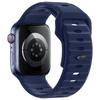 Adecuado para Iwatch12/Ultra4 Correa de Silicona para Apple Watch, Correa de Silicona de Color Sólido con Patrón Escalonado para Apple Watch