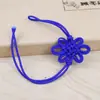 Nudo Doble Línea Nudo Largo Nudo Ping An Seda de Hielo Rayón Borla Fleco Flecos Joyería Accesorios Hechos a Mano Nudo