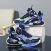 Zapatos Deportivos para Niños con Malla Transpirable en la Parte Superior, Nuevos Zapatos de Baloncesto de Verano con Cierre de Botón, Zapatos de Moda para Estudiantes y Niños Mayores