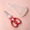 Tijeras Suplementarias para Alimentos Niños Acero Inoxidable Tijeras Pequeñas Verdura Carne Herramientas para Alimentos Bebé Tijeras para Comida de Bebé Portátiles