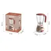 Casa de Juegos Eléctrica para Niños Transfronteriza Pequeños Electrodomésticos Mini Lavadora Café Pan Cocina Dispensador de Agua Juguetes