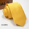 Corbata de Color Sólido Estrecha Estilo Coreano para Hombre Modelo Nuevo 1200 Puntos 6cm Ropa Formal Venta al por Mayor Negocio Camisa de Traje de Moda