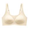 Sujetador deportivo de látex tipo chaleco ajustable, sin aros de acero, para mujer, con fruncido en el pecho y sujeción de parammary, antiflacidez.