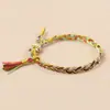 Pulseras Coloridas Tejidas a Mano para el Festival del Bote del Dragón para Hombres y Mujeres, Accesorios de Borla Trenzada, Regalos de Cuerda Tejida a Mano