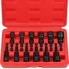 Juego de llaves de vaso de venta caliente transfronterizo juego manual de llaves de vaso juego completo de herramientas de reparación de automóviles traje completo longitud DT