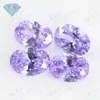 Anillo de Piedra Suelta Zircón Ovalado Joyería Huagang Venta al por Mayor Azul Ovalado Puntiagudo Artificial Gema Cz Aaa Hao
