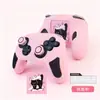 Capa Protetora de Silicone para Controle de Jogo Switch2 Anti-Queda Desenho Animado Fofa Capa de Silicone com Adesivos para Capas de Joystick