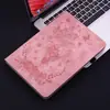 Funda de Cuero para Lenovo Tab P11 Estampado de Mariposa y Rosa Protección Integral para Lenovo Tab M7/Y700