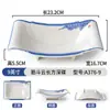 Vajilla de Melamina Platos de Restaurante Comerciales Creativos Personalizados Imitación Porcelana Restaurante de Hot Pot Platos para Guarniciones Plato Frío Plástico Estilo Japonés