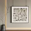 Pintura Decorativa Moderna Minimalista de Lujo Ligero para Sala de Estar, Arte de Nicho para Hoteles y Casas de Huéspedes, Arte de Pared para Salas de Muestra, Pintura para Colgar en Pasillo de Entrada