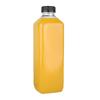 38 Boca 1000ml Botella de Plástico Transparente Cuadrada Botella de Jugo 1000ml Desechable Botella de Té con Leche Cuadrada Botella de Bebida