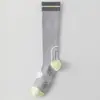 Calcetines de Compresión para Mujer, Fitness Profesional, Running, Yoga, Aeróbicos, Sin Costuras, Absorbentes de Sudor, Transpirables, Calcetines Largos de Compresión para Impulsar Músculos