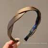 Diadema Trenzada Cruzada Linda Hecha a Mano para Lavarse la Cara, Diadema Antideslizante para Sujetar el Cabello, Diadema Accesorio para el Cabello de Mujer