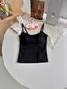 Novedad Otoño Temprano 2025 Base de Maquillaje Líquida Ajuste a la Piel Intimates Etiqueta Pequeña Se Puede Usar por Dentro o por Fuera con Chaleco Dispensador de Taza Incorporado