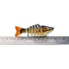 Cebo Luya de 10 cm multi-sección pez plástico cebo duro 15.5g siete secciones Luya cebo de imitación segmento tiro largo cebo falso cebo de pesca