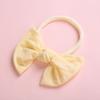 Europeu e Americano Hot Bow Baby Hair Band Baby Super Soft Nylon Traceless Headwear Girls' Photo Headband