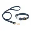 Set de Collar y Correa para Gato y Perro de Color Sólido de PVC, Set de Dos Piezas Impermeable y Resistente a la Suciedad para Mascotas, Personalizable desde la Fábrica de Origen