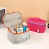 Bolsa de Maquillaje de Malla para Verano, Bolsa de Almacenamiento de Cosméticos Ligera de Gran Capacidad para Viaje, Bolsa de Tocador de Malla de Secado Rápido para Playa