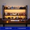 Estante para Mesa de Escritório, Quarto, Mesa de Trabalho, Prateleira Pequena Multicamadas, Sala de Estar, Mesa de Escritório, Armazenamento, Painel Perfurado, Rack de Armazenamento