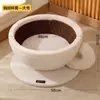 Atacado do Fabricante Dropshipping Ninho de Gato Inverno Quente Extra Grande Veludo Ninho de Gato Inverno Quente Semi-Fechado Ninho de Animal de Estimação