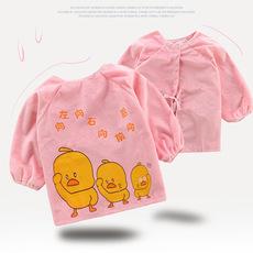 Monos gruesos de otoño e invierno 2023, ropa de bebé de felpa corta para comer, monos para niños, ropa impermeable y cálida para usar al revés