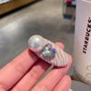 Requintado strass Pérola hairpin duckbill clipe acessórios para o cabelo de alta qualidade Chanel estilo franja clipe clipe lateral hairpin cocar