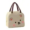 Bolsa de gelo spot isolamento térmico bolsa de almoço desenho animado portátil bolsa para refeição fofa bolsa lancheira de animal de estimação bolsa para manter fresco tecido Oxford espessado