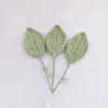 Folhas de Lã Crochê Prontas, Produtos Acabados, Cabaças, Receptáculos de Girassol, Cravos, Lírio-do-Vale, Tulipas, Miosótis
