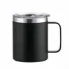 Taza Aislada para Doble Bebida, Taza Grande con Popote, Taza para Mujer con Asa, Taza Helada para Oficina para Hombres, Taza Portátil Personalizable