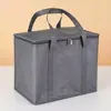Bolsa térmica grande portátil transfronteiriça, bolsa de piquenique, bolsa de gelo grande, bolsa de lancheira à prova d'água espessada com folha de alumínio, bolsa de almoço, bolsa bento