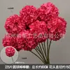 Flor artificial para boda rosa rojo material de flor para techo de salón de bodas arreglo floral para guía de carretera decoración de fondo de compromiso arreglo floral flor