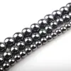 Fabricante de joias Coney pedra de fel preto contas soltas ágata de cristal contas redondas acessórios semiacabados para joias DIY atacado