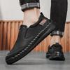 Zapatos Mocasines de Cuero Genuino de Alta Gama para Hombre, de Fácil Poner, Estilo Casual Popular, de Venta Caliente para Exportación de Comercio Exterior