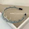 Nuevo Aro para el Cabello de Tela de Lunares Estilo Coreano Dientes Antideslizantes Sello para el Cabello Todo Combinación Lavar la Cara Usando Diadema de Moda
