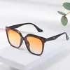 Gafas de Sol LO Cuadradas con Montura Grande para Mujer Sentido Avanzado Ins Para Conducir Protección UV Luz Fuerte Adelgazantes para Rostro Grande Hombres