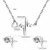Set de Joyería de Lazos para Niñas Japonesas y Coreanas, Pendientes y Collar Sencillos y Elegantes para Mujeres, Set de Joyería Transfronterizo al por Mayor