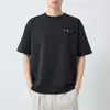 Camiseta Casual Americana de Manga Corta para Hombre Momaik Estilo Nuevo Primavera y Verano 2026 Camiseta Divertida Bordada para Hombre 75190
